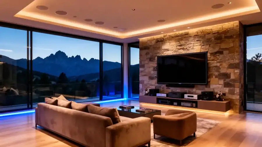 Luxury Denver home with integrated smart home automation and audio video brands — Greenwood Village, Lone Tree, Parker