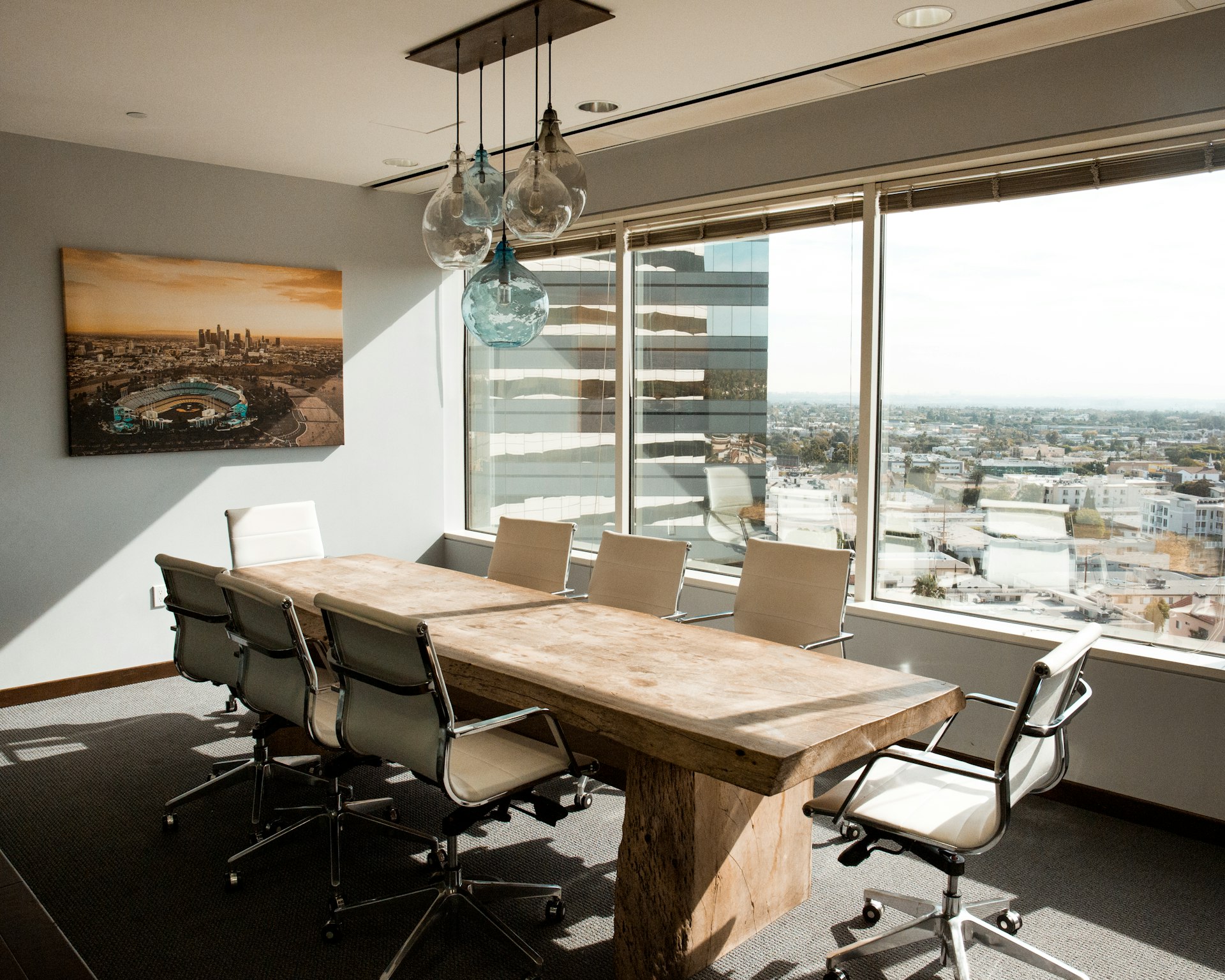 Conference room AV and video conferencing installation in a Denver Tech Center office