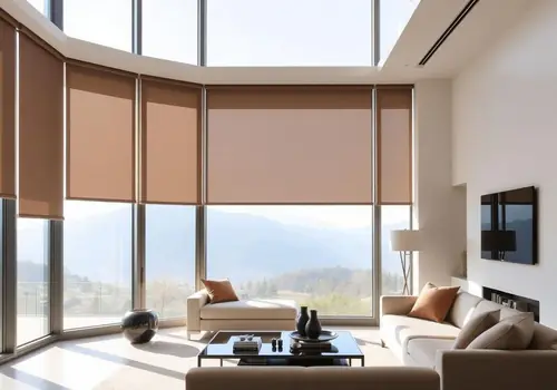 Motorized shades install Denver